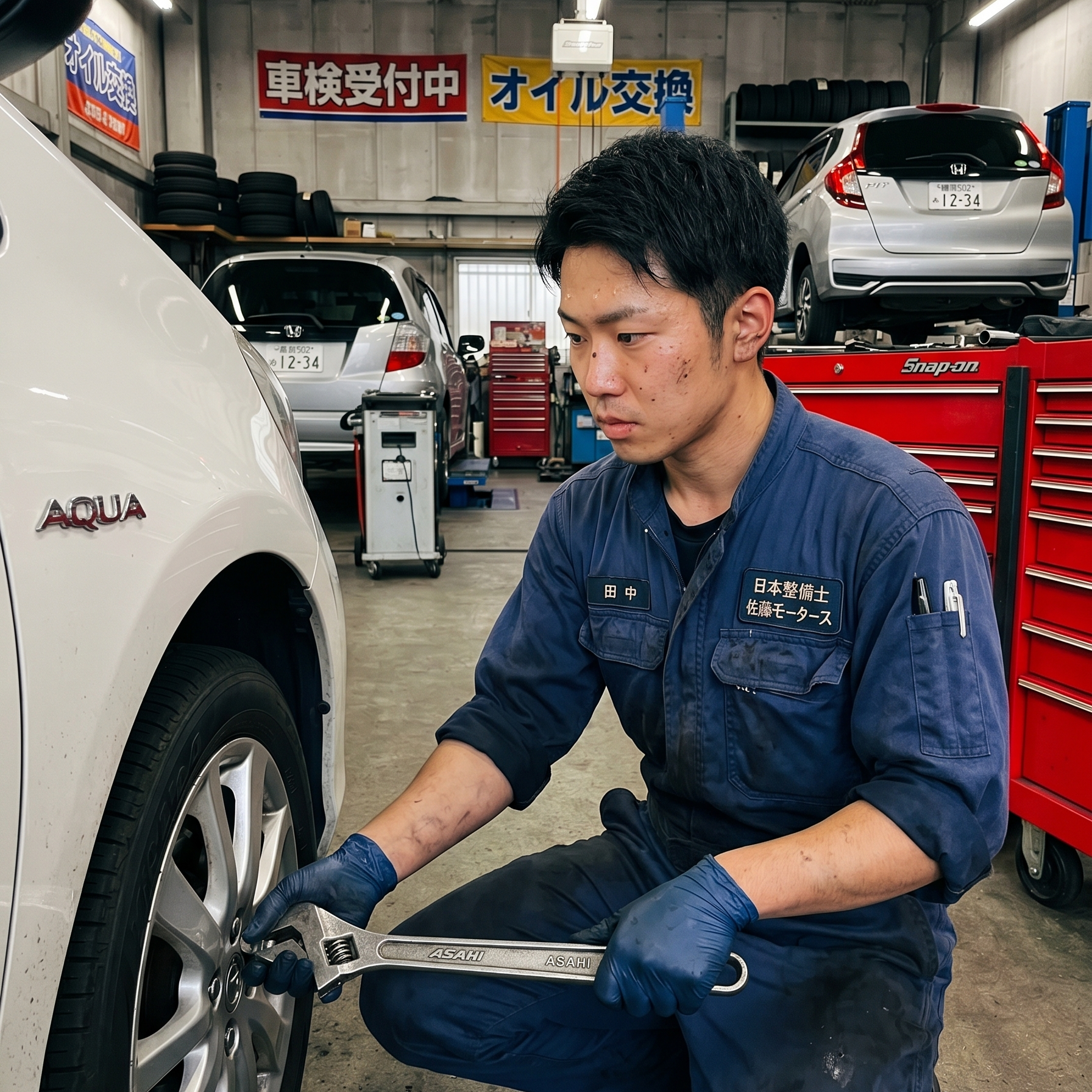 車の整備 - Servis Kendaraan